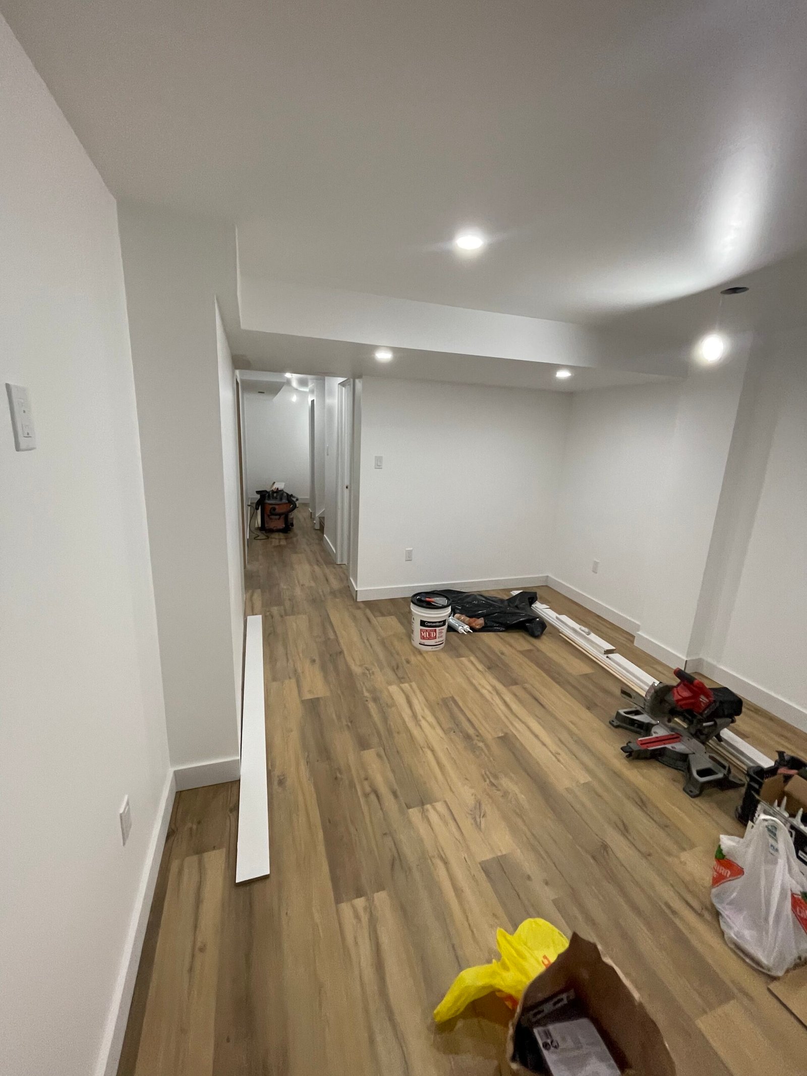 Projects On Center Renovations basement project