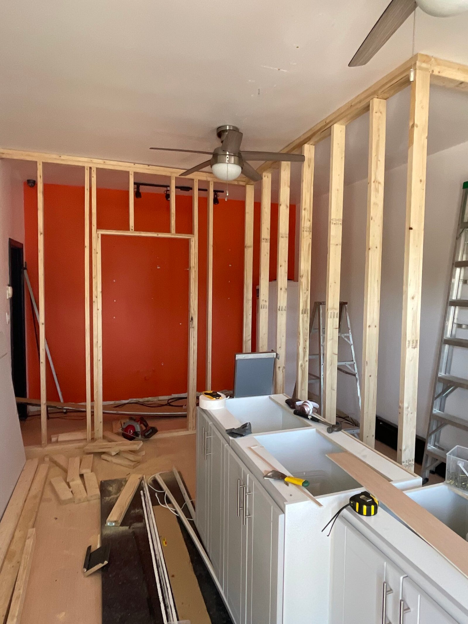 Projects On Center Renovations framing project