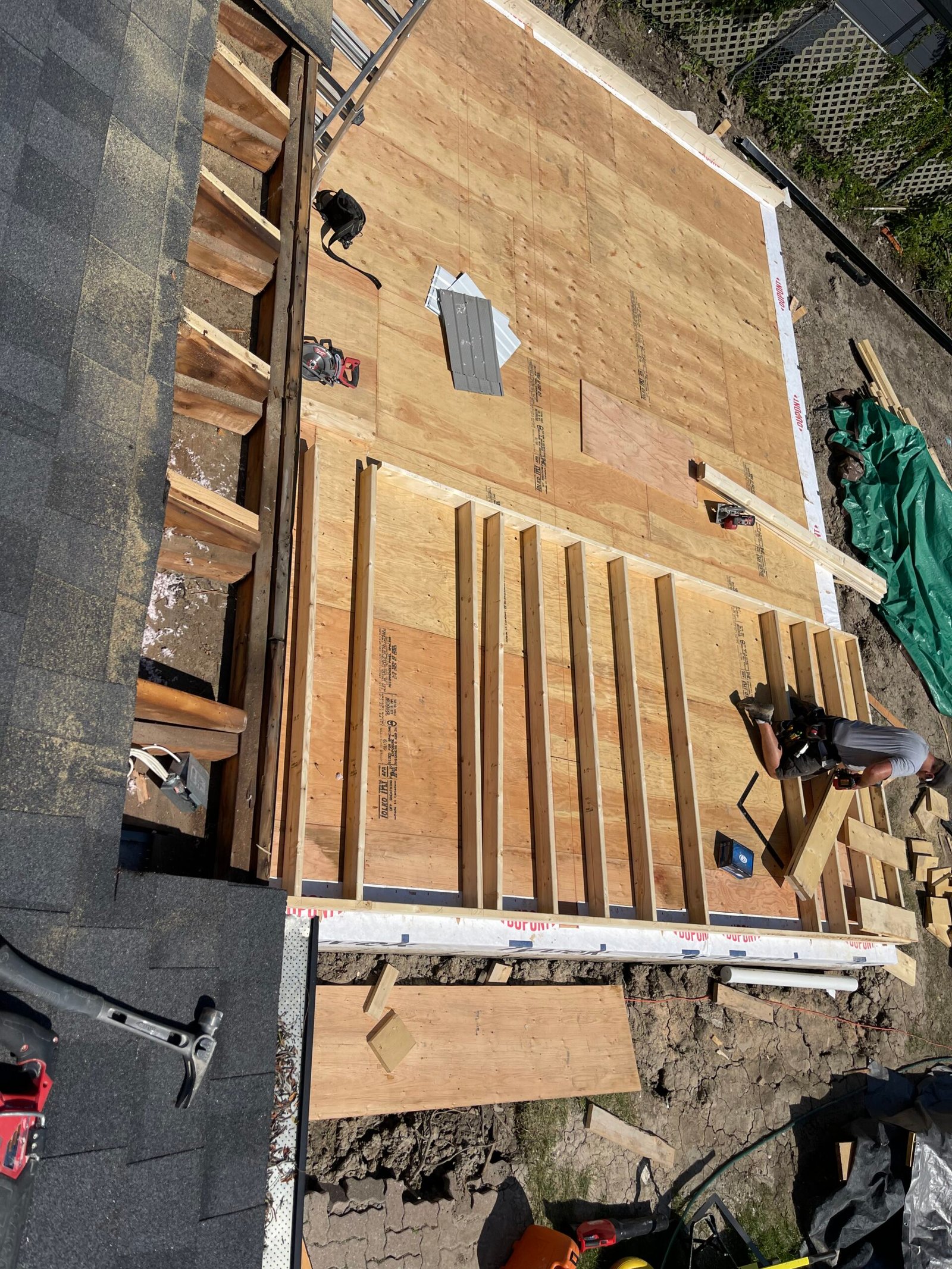 Projects On Center Renovations framing project