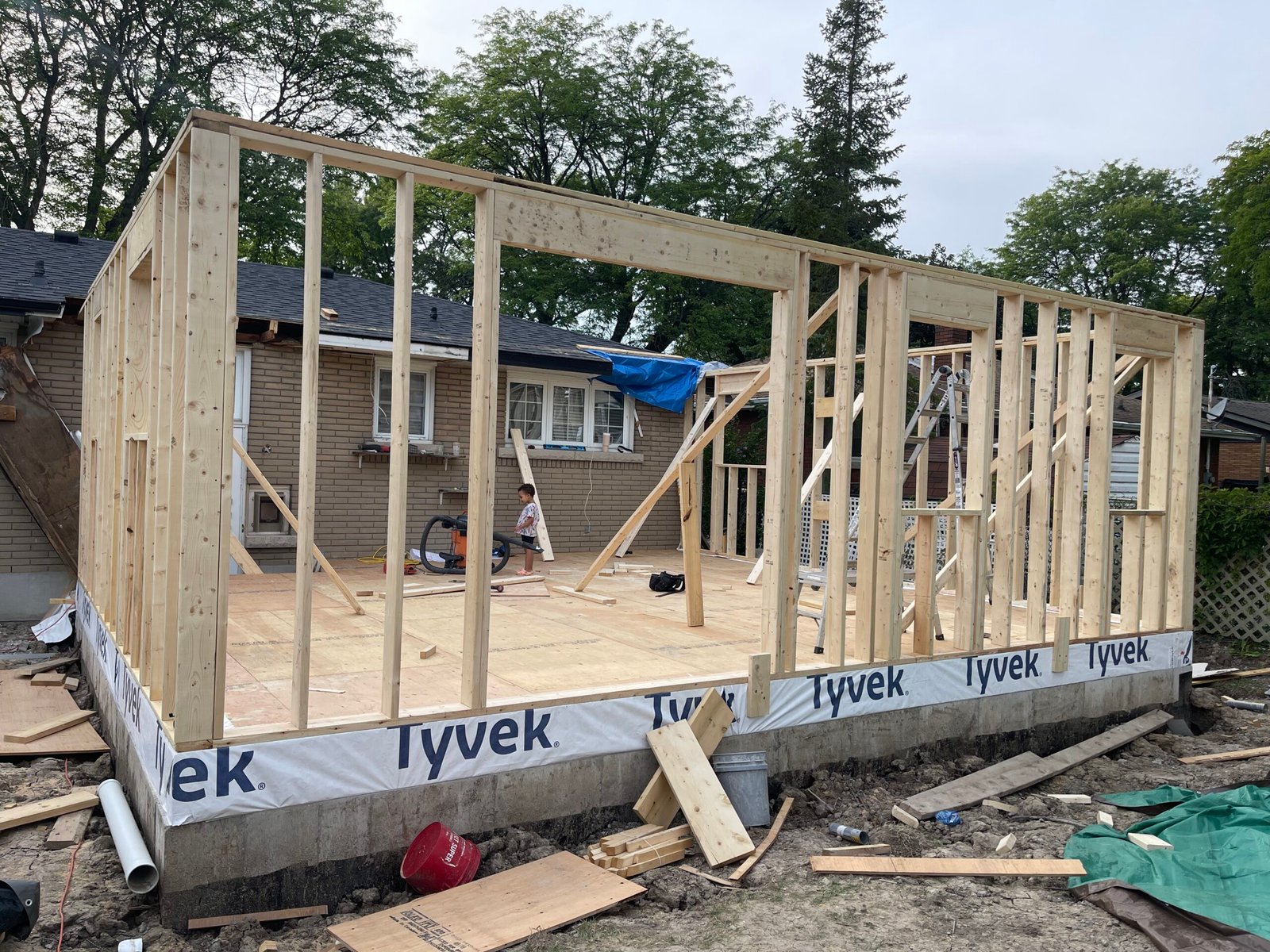 Projects On Center Renovations framing project