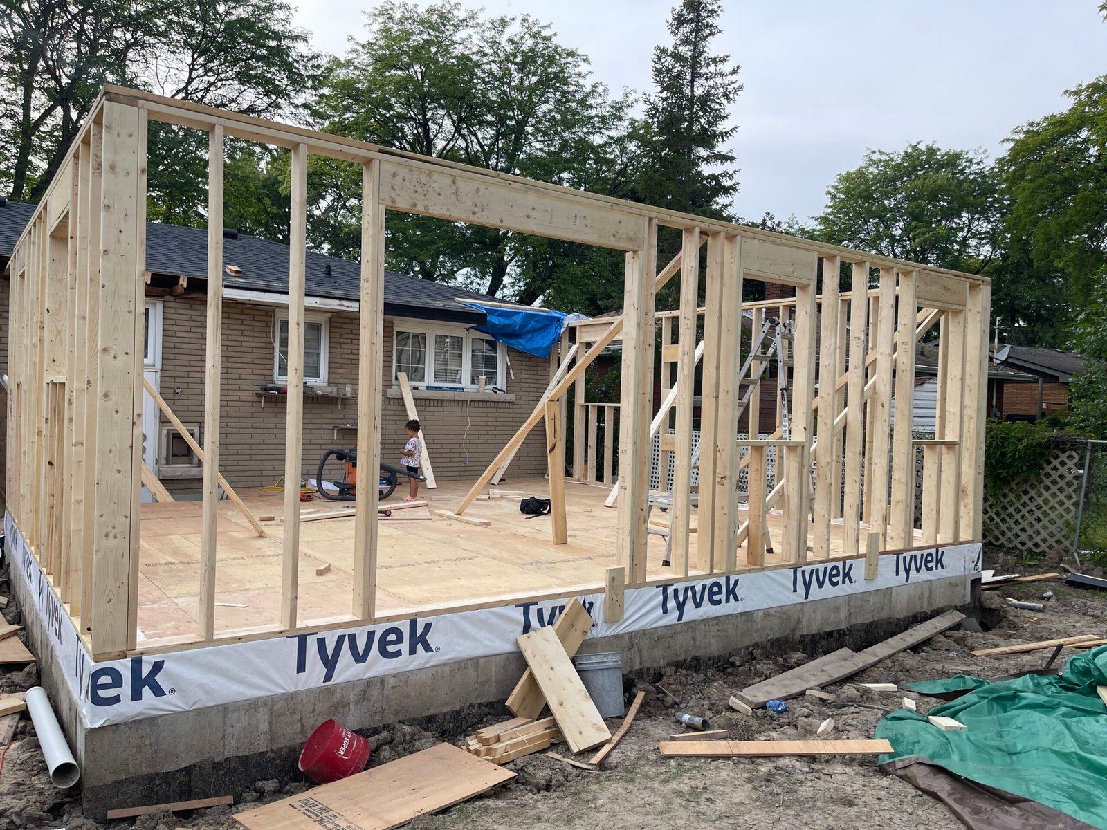 Projects On Center Renovations framing project